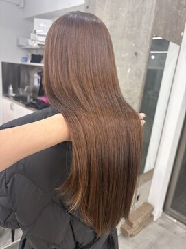 ディジョン 自由ヶ丘(Dijon) 韓国顔まわりレイヤーカットグレージュオリーブベージュブラウン