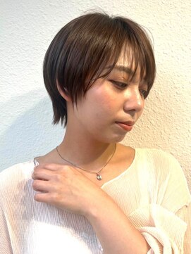 モッズヘア 越谷(mod's hair) ダークアッシュ/丸みショート/コンパクトショート/大人上品p越谷