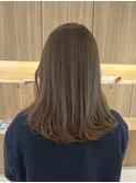 セミロング/オリーブベージュ/20代30代40代