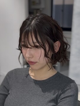 ボルド(Bordo) パーマ風アレンジできちゃうぱつっとボブ♪タッセルボブ