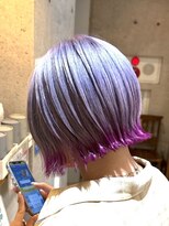 ブロッサム 池袋店(Blossom) 外はねショート/バイオレット/髪質改善/池袋/Matsuda