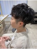 40代50代60代刈り上げショートボブツーブロックショートパーマ