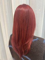 ヘアーリゾート ラウレア(Hair Resort LAULEA)&nbsp;ちょっぴり派手めなオレンジレッドカラー