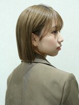 ジアン バイ ミルボン 西宮ガーデンズプラス(GIEN by milbon) 切りっぱなしボブ/タッセルボブ/ぱつっとボブ/ミルクティー