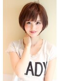 黒髪アッシュ★オフェロ小顔ショート【外苑前・青山・表参道】