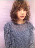  ふわふわウェーブボブ