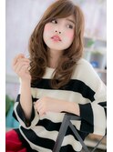ほつれウェーブのニュアンスロングa