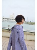 フォルムで魅せるショートボブ 【oggi】【タマプラーザ美容院】