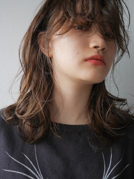 ソルト(Salt) 【Salt大名】うざバングパーマ×highlightcolor(OKABE)1