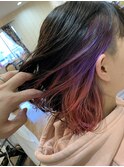めくってごらん?ほらカワユイ☆グラデーションインナーカラー