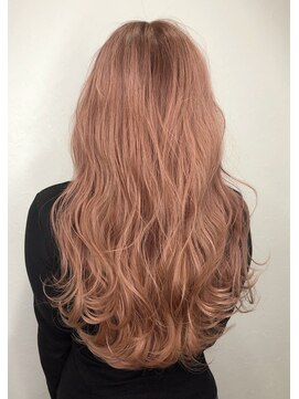 バベル(BABEL Hair Design) 【BABEL】Ｐｉｎｋ＿アッシュブラウン外ハネボブネオウルフ