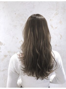 ジーナ 梅田(Zina) レイヤー×ロング×ミルクティーベージュ