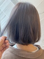 ジーナ 渋谷駅前(Zina)&nbsp;【Zina　渋谷】イメチェン毛先パーマ耳かけ×フォギーベージュ