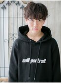 ニュアンスゆるふわこなれ感ツーブロックマッシュウルフH