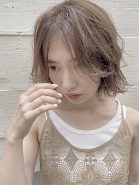 パーク(PARK) 【PARK】ナチュラルレイヤーボブ×シアベージュカラー