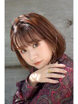 バルス(BLS)&nbsp;シンプルなボブも顔周りに少し動きとカラーで変化を♪【藤枝】