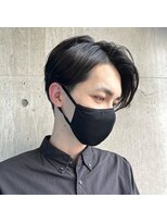 ニコフクオカヘアーメイク(NIKO Fukuoka Hair Make)&nbsp;「NIKO」センターパートディカプリオヘアー福岡天神