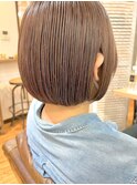 ボブ/大人ボブ/ナチュラルボブ/20代/30代/透明感/白髪ハイライト