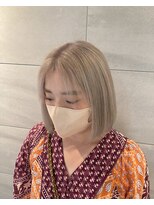 リー 京橋(Lee) 【Lee京橋】ボブ×ハイトーンベージュ