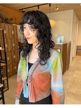 ミューズ バイ ケンジ(MUSE by KENJE) 攻めナチュラルロングパーマ/平塚美容院/スパイラルパーマ