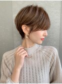 ミニウルフレイヤーカット顔周りカット前髪カットショート/大宮