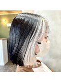 切りっぱなしスタイル