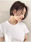 【mee.】前髪カタログ/マチルダボブ/インナーグレージュ