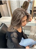 白髪ぼかしハイライトレイヤーカット