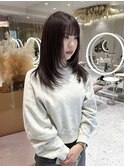 ラベンダーベージュ×フェイスレイヤー