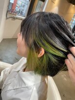 エン(En,)&nbsp;ブリーチ履歴を活かしたインナーカラー