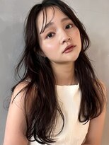 【PARK】ニュアンスレイヤー×暗髪ラベンダーベージュ