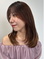 デビュー ヘアーメイク&nbsp;黒髪/ボブルフ/ネビージュ/小顔/ワンレン/宜野湾/髪質改善/前髪