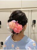 袴着付け&ヘアアレンジ【シニヨンセット】
