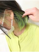 【lamp斉藤】イヤリングカラー×ライムグリーン