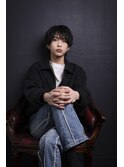 黒髪/ウルフマッシュ/メンズカット/ヘアセット/無造作/