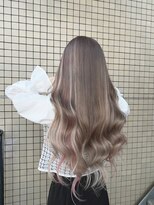 ミラシィ 成田(Mirashy)&nbsp;ハイライトカラーミルクティーベージュレイヤーカット