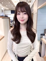 プラグ バイ ネオリーブ(plug by neolive)&nbsp;チェリーブラウン×髪質改善[髪質改善/縮毛矯正/韓国]