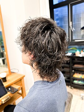 セイドット フクオカ(Say.FUKUOKA) 【メンズ★大名】ツイストスパイラルパーマ×ウルフスタイル