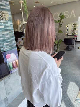 美容室 サワコ 国府店(SAWAKO) ピンクベージュ