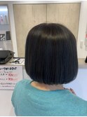 ナチュラルハイライト,ネイビーブル―,白髪ぼかし【草加】