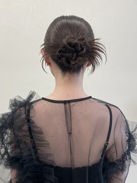 ソソ(soso) くびれヘア/アプリコットオレンジ/夏のヘアアレンジ/横浜