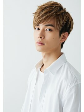 ライフイズ プレジャー 磐田中泉店(Life is… PLEASURE) #磐田 メンズハイトーンマッシュ