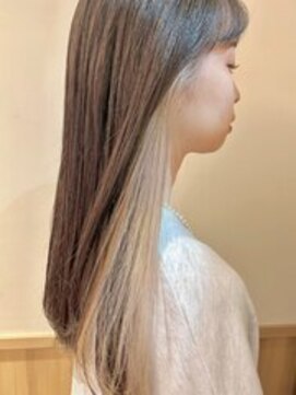 ユキオグループ グラン(yg GRAN) 大人可愛いインナーカラーベージュロング◎艶髪