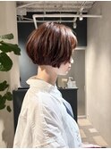  〈押上 半個室〉　フレンチボブ　オレンジブラウン
