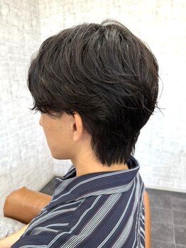 ユーエヌ(Un)の写真/《メンズ特化サロン》再現性の高いカット×清潔感のある爽やかなメンズパーマで一気に垢抜け★