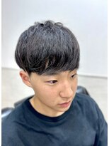 ヨシザワインク プレミアム 築地店(YOSHIZAWA Inc. PREMIUM)&nbsp;マッシュネープレスツーブロ刈り上げ学生