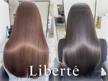 リベルテ 岡崎店(Liberte)の写真/ブリーチ毛&エイジング毛でもOK☆感動の手触り!!髪質改善シルクストレート♪高難易度ストレートもお任せ