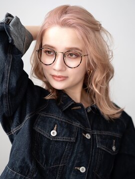 骨格補正レイヤーカット×とろみミルクティーベージュ