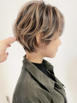 ビューレイギンザ(VIEW LEI GINZA) ショートヘア髪質改善銀座ハイライト