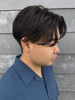 ヒュイル バイ ニアウ(Hwyl by Niau)&nbsp;MEN’S HAIRセンターパートスパイラルパーマニュアンスパーマ